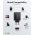 Goobay Multi Fast Charger 65W USB-C PD GaN 1xUSB-C 1xUSB-A fekete