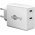 Goobay Multi Fast Charger 36W USB-C PD dupla gyorst�lt� 2x USB-C feh�r