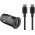 Goobay Dual USB aut�s gyorst�lt� USB-C 27W 1m k�bel fekete