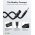 Goobay XLR 3-Pin - 6,35mm TRS k�bel 2m szimmetrikus mono