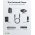 XLR k�bel 2m XLR csatlakoz� 3 t�s 6,35mm jack csatlakoz� 3 t�s balanced mono