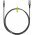 Goobay Textile Cable USB-C USB-A textilk�bel f�m csatlakoz�kkal 1m 15W 3A 480Mbit/s �rsz�rke/ez�st