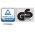 Goobay k�lt�ri t�pk�bel 10m 3x1,5mm2 fekete v�d��rintkez�s dug� E/F (CEE7/7) - aljzat F IP44