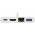 Goobay USB-C multiport adapter HDMI Ethernet USB-A PD60W USB3.2 feh�r