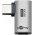 Goobay USB-C 90� v�zszintes L-alak� adapter USB4 USB-C>USB-C 40Gbit/s 240W