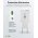 Goobay Multi Fast Charger 25W USB-C PD GaN v�kony gyorst�lt� feh�r 1xUSB-C 1xUSB-A QC