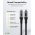 Goobay Ultra USB-C k�bel USB4 2.0 1m 240W 5A 80Gbit/s Power Delivery textilbor�t�s fekete/ez�st