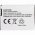 Helyettes�t� Akkumul�tor FritzFon MT-F DECT telefon 312BAT006 312BAT016 3.7V Li-Ion