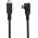 Goobay USB-C k�bel 90� 3m 60W 3A 5Gbit/s Power Delivery fekete
