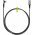 Goobay Textile Cable USB-C-USB-A textilk�bel f�m csatlakoz� 90� 2m 15W 3A spacegrau/silber