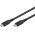 Goobay Advanced USB-C k�bel USB4 3m 100W 5A 20Gbit/s fekete Power Delivery