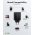 Goobay Multi Fast Charger 65W USB-C PD GaN dupla gyorst�lt� fekete 1x USB-C 1x USB-A
