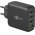 Goobay Multi Fast Charger 68W USB-C PD GaN t�bbportos gyorst�lt� fekete 3x USB-C 1x USB-A