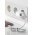 Goobay Essential Charger 12W USB-A fali t�lt� 2x USB-A feh�r