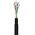 Goobay CAT6 U/UTP CCA RJ45 k�lt�ri patchk�bel 30m fekete 2xPE k�ls� k�peny