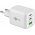 Goobay multi fast charger 65W USB-C PD GaN Nano feh�r 2x USB-C 1x USB-A Quick Charge 3.0
