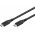 Goobay Advanced USB-C-k�bel 1m fekete 100W 5A 10Gbit/s USB3.2 Power Delivery