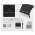 LED SOLAR reflektor hordozhat� SOLO, PIR, 1600lm IP54 term�szetes feh�r - A k�szlet erej�ig