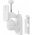 Goobay Basic univerz�lis hangsz�r� falitart� 4db/csomag d�nthet� �s forgathat� max. 3,5kg