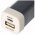 Helyettes�t� Akkumul�tor Powerbank 5V 2200mAh fekete Li-Ion