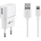 Goobay-USB-C-t�lt�k�szlet-5W-h�l�zati-adapter-1m-USB-C-k�bellel-feh�r