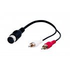 Audiokbel-adapter--DIN-ni-sztere-RCA-csatlakozra--20cm